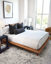 Load image into Gallery viewer, Stanton Charcoal Long Lumbar Pillow Cover