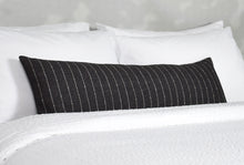 Load image into Gallery viewer, Stanton Charcoal Long Lumbar Pillow Cover