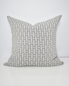 Grey Links Washable Pillow Cover