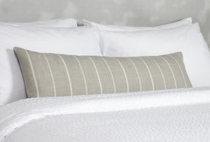 Elwin Grey Long Lumbar Pillow Cover
