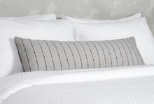 Load image into Gallery viewer, Stanton Grey Long Lumbar Pillow Cover